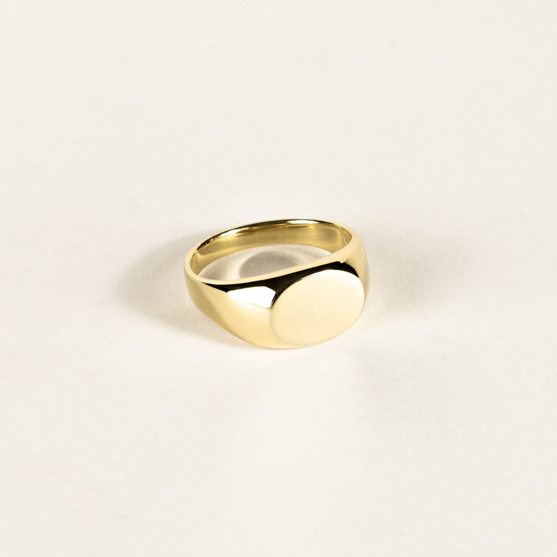 Classic Signet Gold Ring