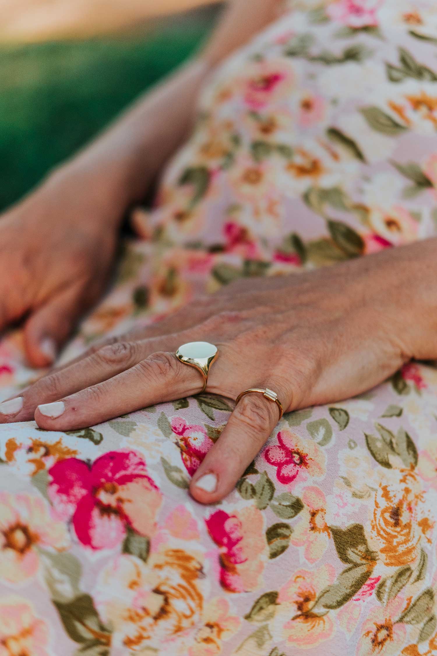 Oval Gold Ring