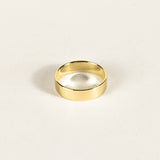 Large Flat Gold Ring