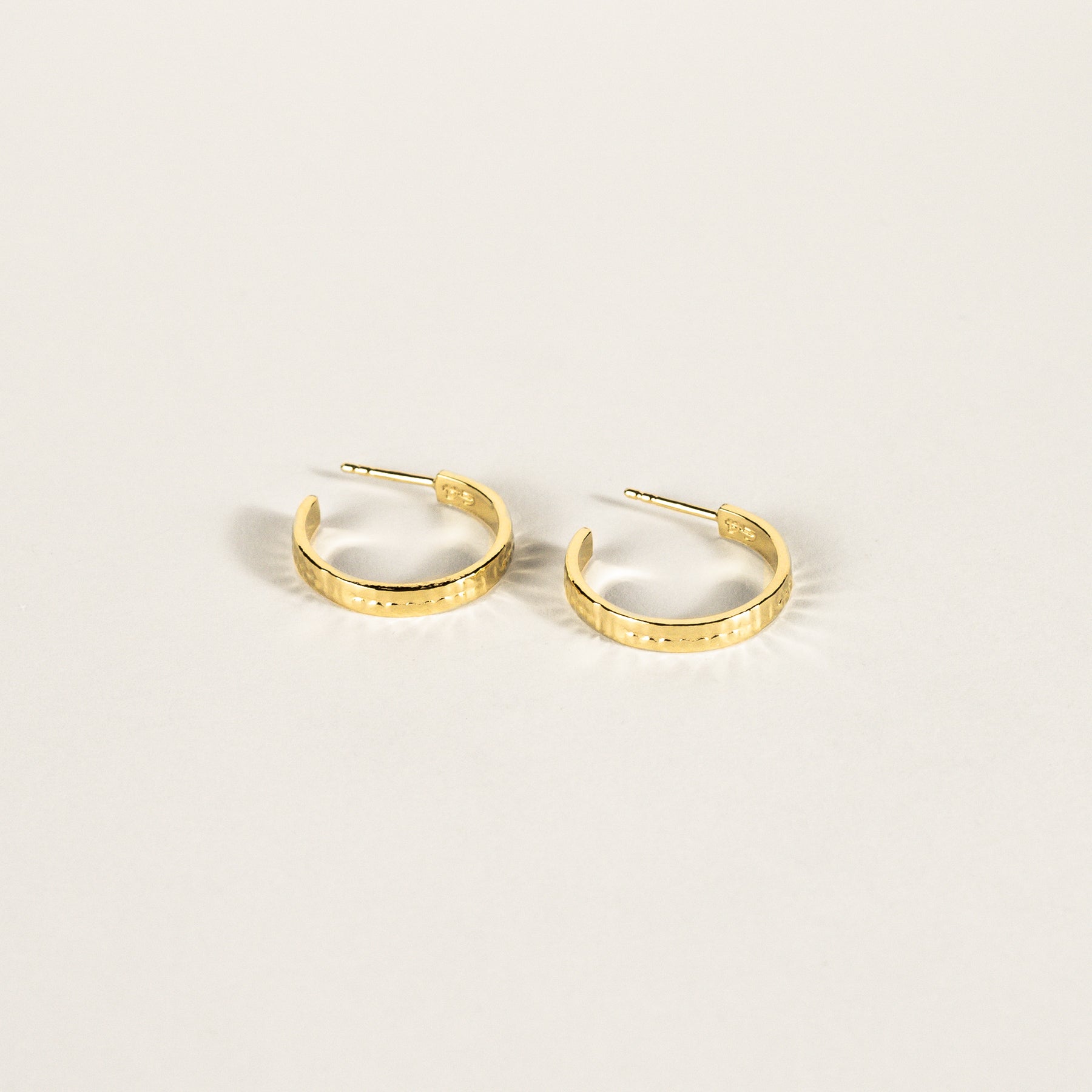 Fossil Gold vermeil Hoops