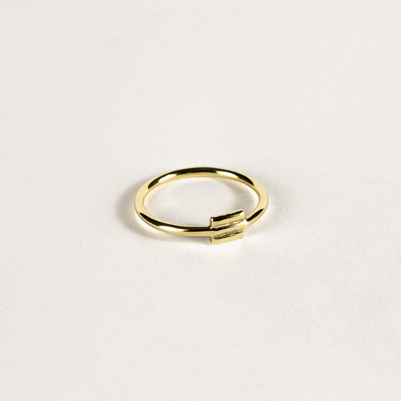 Triplet Wire Gold Ring