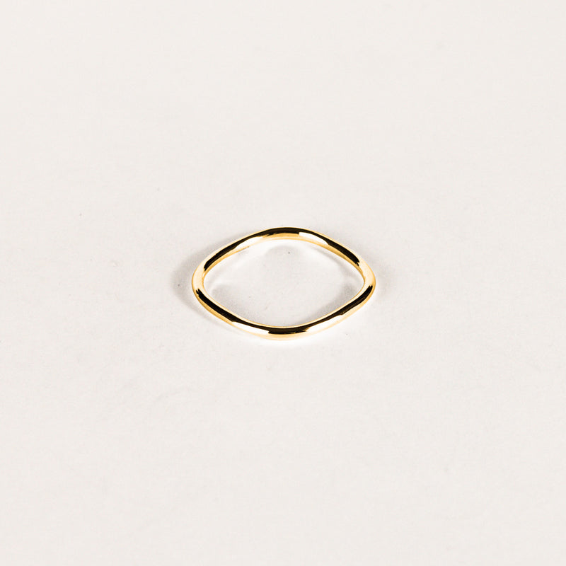Wire Square Gold Ring