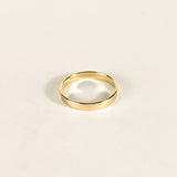 Small Flat Gold Ring
