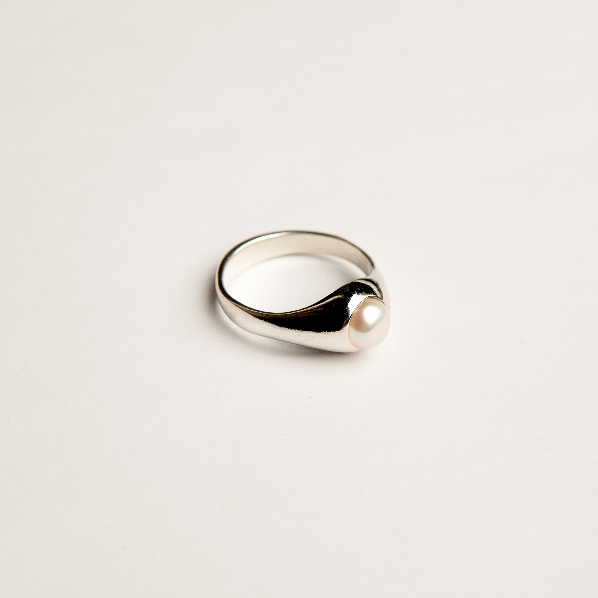 Pearl Signet Ring